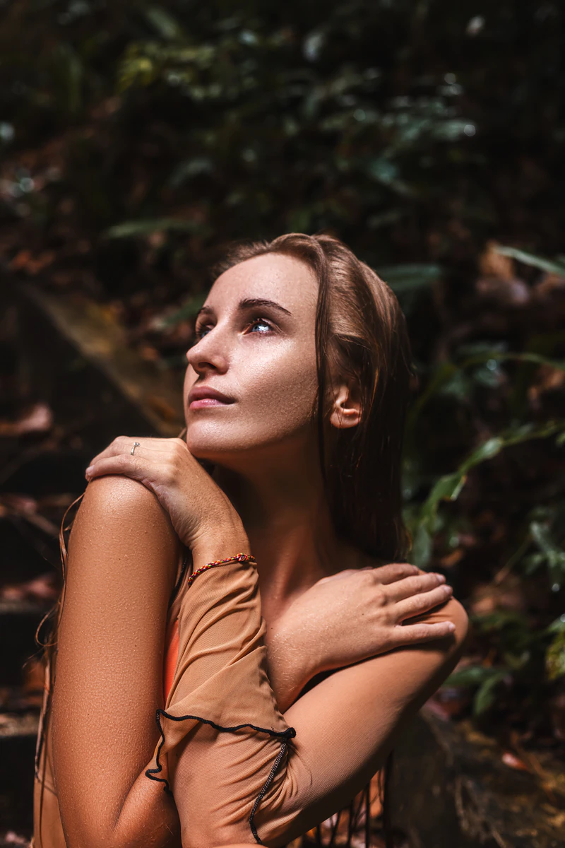 Retouching example 2, before and after